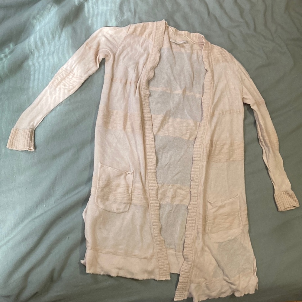 Beige long cardigan - Lauren Conrad